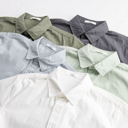 Summer Menswear White Simple Short Sleeve Shirt - D&A