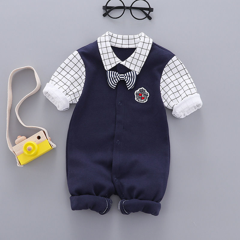 Baby Clothes Cotton Gentleman's Children's Clothes Romper - D&A