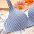 Non-wired Bra One-piece Seamless Gather Small Bra - D&A
