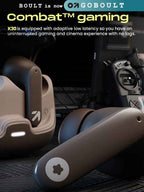 GOBOULT Z40 with Zen ENC Mic, 60H Playtime, Low Latency Gaming, Bluetooth 5.3