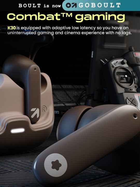GOBOULT Z40 with Zen ENC Mic, 60H Playtime, Low Latency Gaming, Bluetooth 5.3
