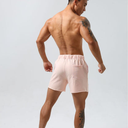 Solid Color Summer Outdoor Running Casual Pink - D&A
