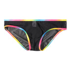 Mesh Transparent Mesh Quick-drying Panties Black - D&A