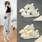 Soft Leather Casual Sneaker Soft Bottom Portable Traveling - D&A