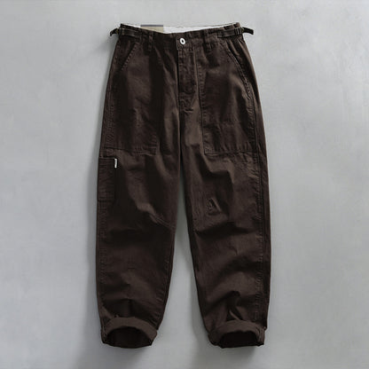 Spring And Autumn Fashion Trendy Young Men Workwear Casual Pants Brown - D&A