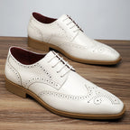 Retro British Style Practical All-match Leather Shoes - D&A
