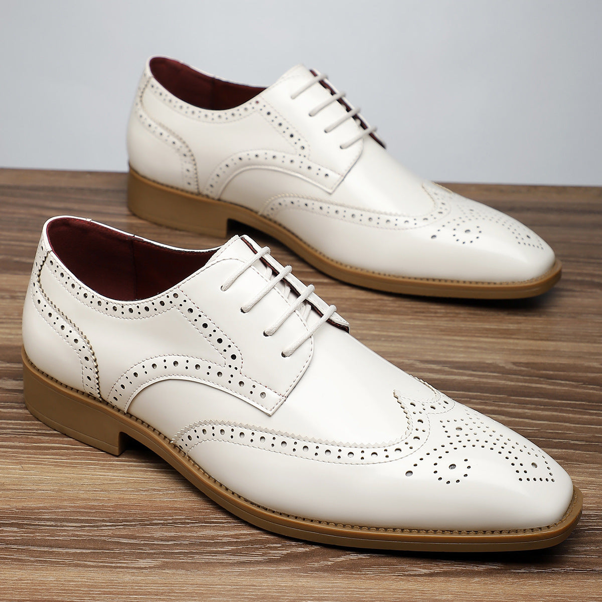 Retro British Style Practical All-match Leather Shoes - D&A