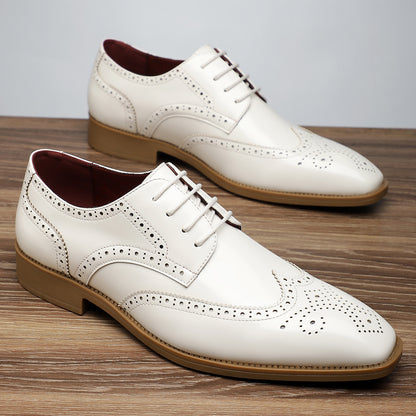 Retro British Style Practical All-match Leather Shoes - D&A