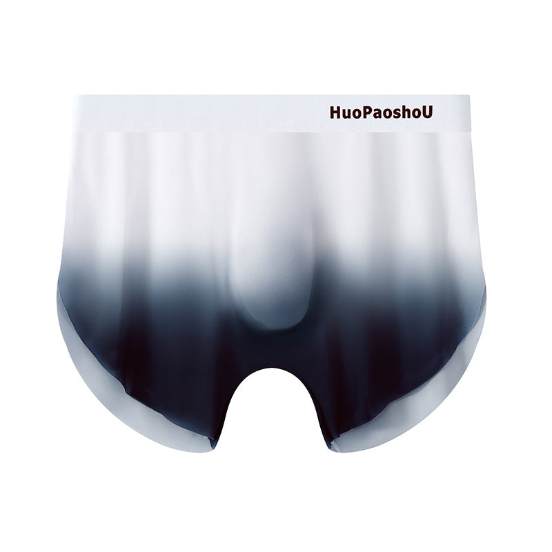 New Ice Silk Huajielong Men's Underwear Black - D&A