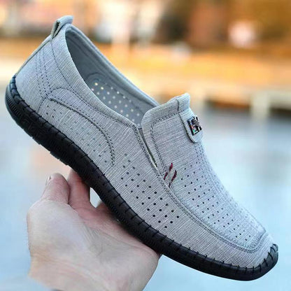 Old Beijing Cloth Shoes Summer Hollow Breathable Casual - D&A