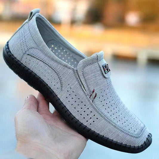 Old Beijing Cloth Shoes Summer Hollow Breathable Casual - D&A