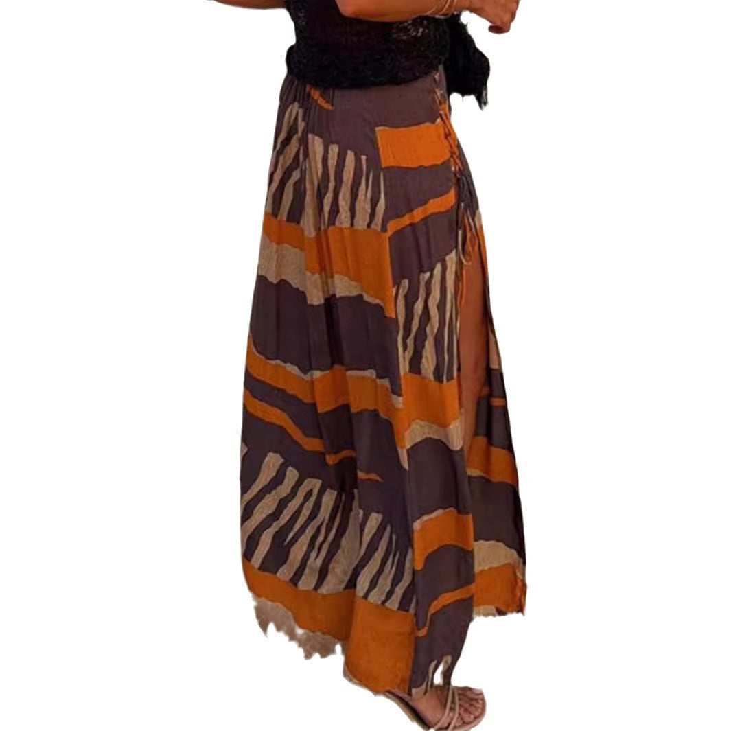 Seaside Beach Vacation Women's Split Skirt - D&A