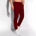 Sports And Fitness Running Casual Trousers Red - D&A