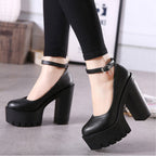 European And American Fashion Buckle Women's Shoes - D&A