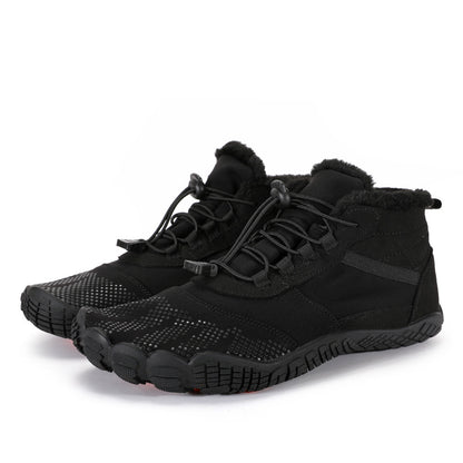 Men's And Women's Lightweight Riding Cross-country Non-slip Tourist Hiking Sneaker 6809 Black - D&A
