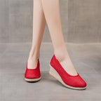 High Heel Women's Shoes Work Shoes Pointed Straw Pumps - D&A