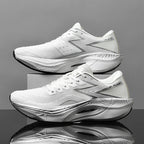 Marathon Full Palm Carbon Plate Racing PB Running Shoes White - D&A