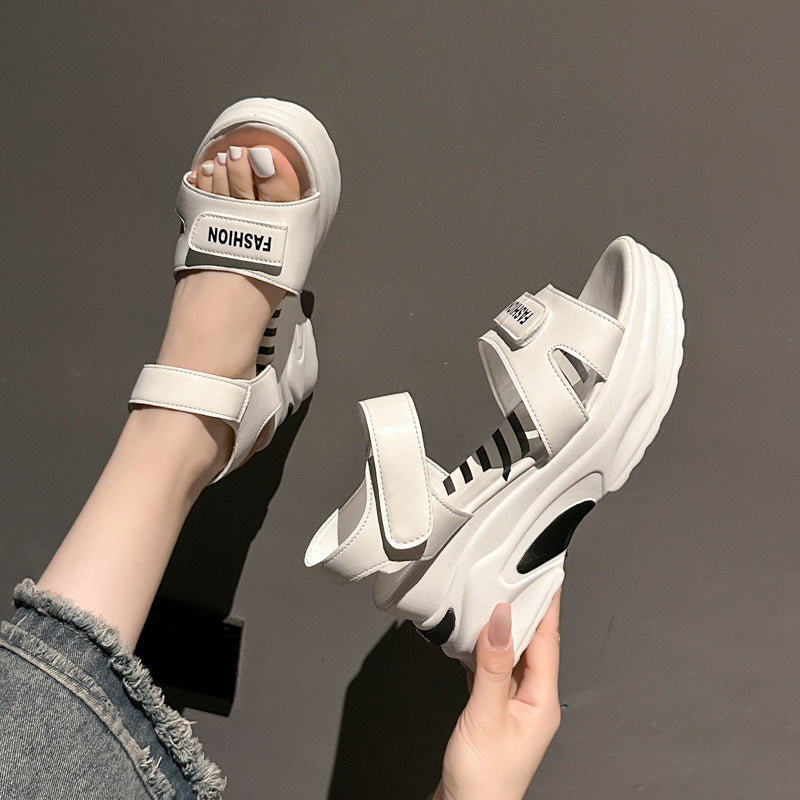 Small Muffin Platform Sports Beach Shoes - D&A