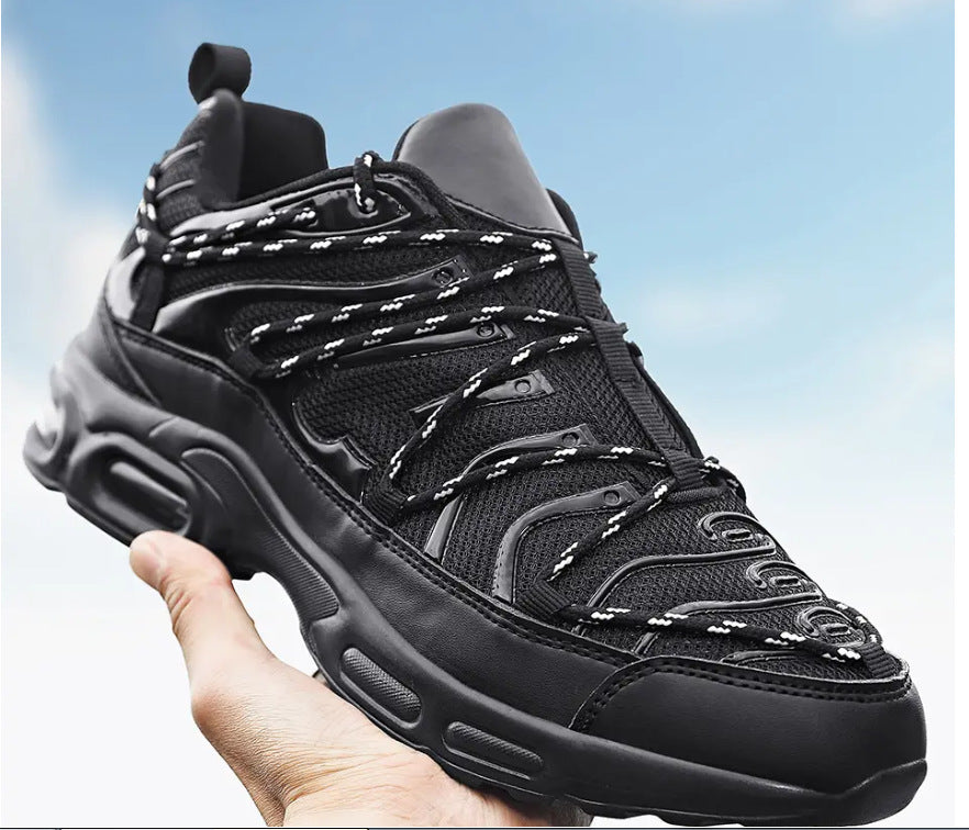 Youth Sports Korean Fashion Casual Shoes Black - D&A