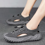 Men's Outerwear Sports Sandals Hole Non-slip Hollow Wading Shoes - D&A