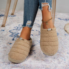 String Clip Adjustable Half Slippers Cotton Shoes Indoor And Outdoor - D&A