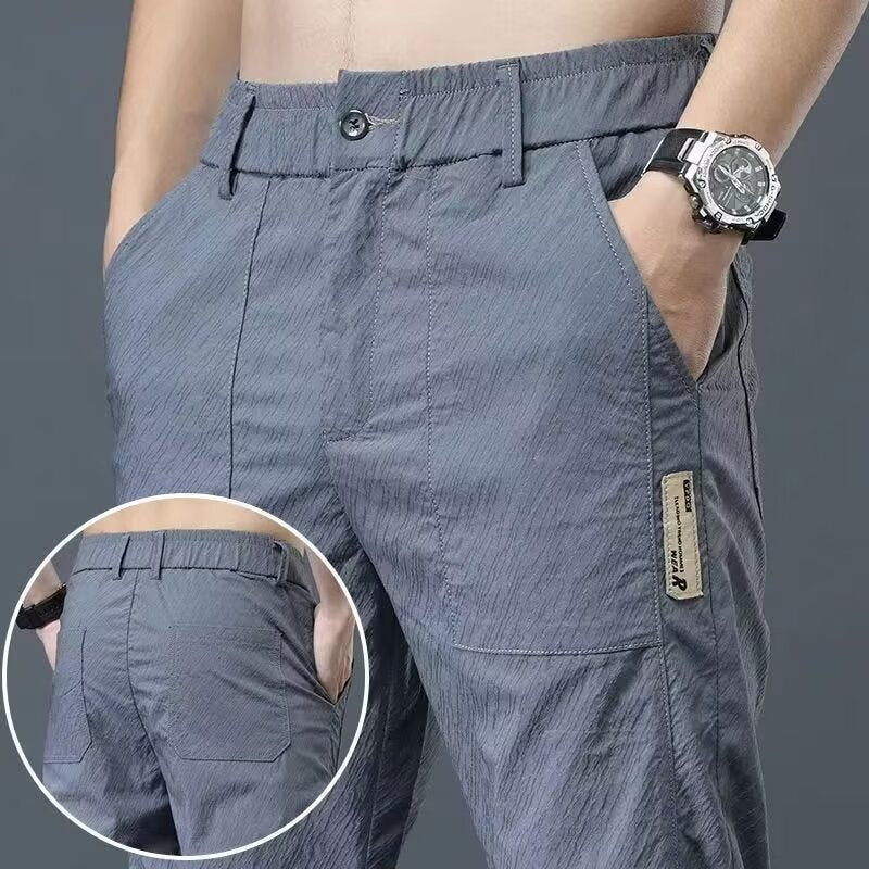 Men's Straight Breathable Quick-drying Fashion Brand All-matching Sports Trousers - D&A