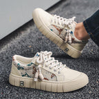 Trendy Wild Four Seasons Canvas Sneakers - D&A