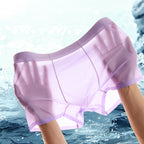 Ultra-thin Cool Ice Silk Breathable Traceless Transparent Hair Exposed Sexy Boxer - D&A