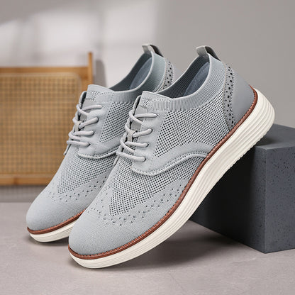 Outdoor Fly Woven Mesh Hiking Versatile Men's Casual Shoes - D&A