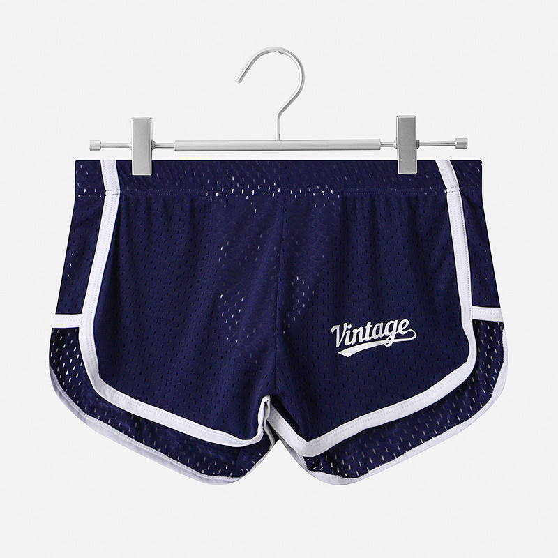 Ice Silk Men's Quick-drying Breathable Mid Waist Underwear Sapphire Blue - D&A