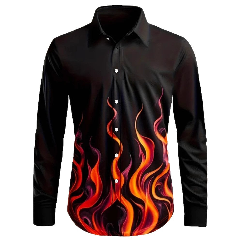 Hawaiian Style Men's Long Sleeve Shirt - D&A