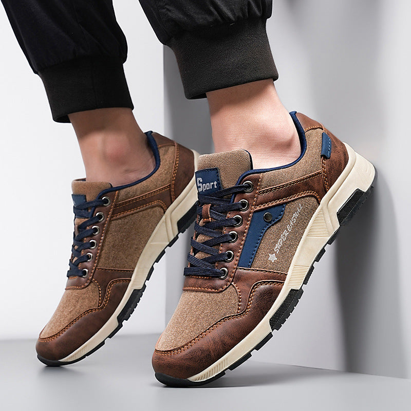 Men's Casual Retro Plus Size Outdoor Shoes - D&A