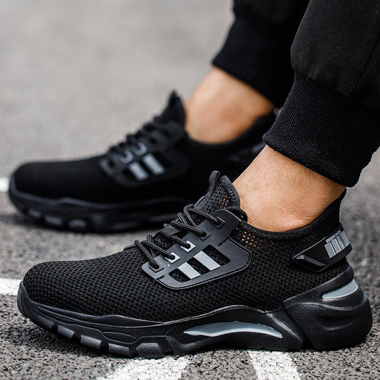 Men's Fashion Summer Breathable Work Shoes - D&A