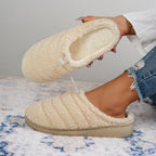 String Clip Adjustable Half Slippers Cotton Shoes Indoor And Outdoor - D&A