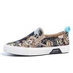 Breathable Trendy Shoes Slip-on Lazy Classic Versatile Sneakers 23058 Khaki - D&A