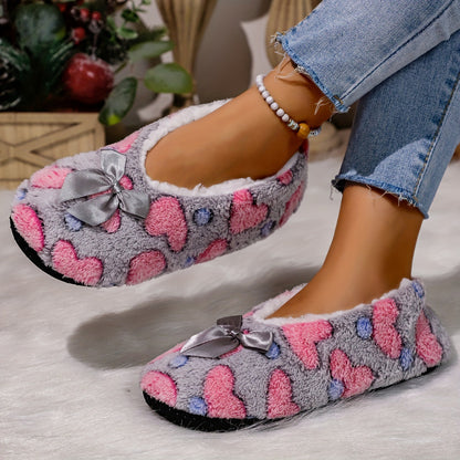 Women's Indoor Comfortable Breathable Warm Closed-toe Slippers Soft - D&A