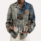 Hawaiian Style Men's Long Sleeve Shirt - D&A