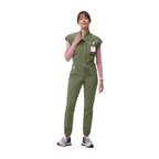 Hand Washing Suit One-piece Suit High Quality Operating Room Medical Nurses' Uniform 42166 Bean Green - D&A