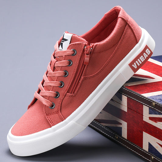 Men's Shoes Sports Casual Borad Shoes Breathable All-match Canvas Shoes - D&A