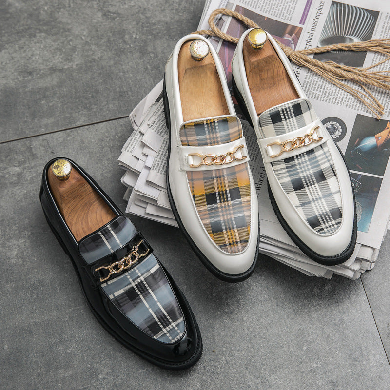 Pointed Casual Leather Shoes Men's Shoes - D&A