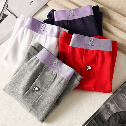 Men's Cotton Loose Boxer Shorts Plus Size - D&A