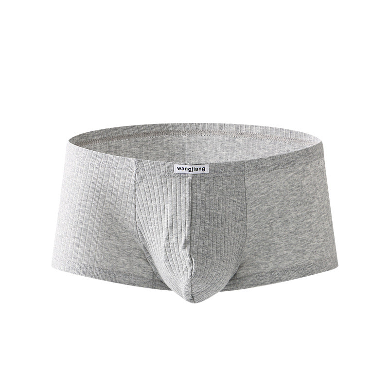 Boxer Briefs Men's Cotton Four Seasons Universal Flower Gray - D&A