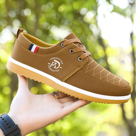 Non-slip Wear-resistant Casual Shoes Breathable Deodorant Work Men's Shoes - D&A