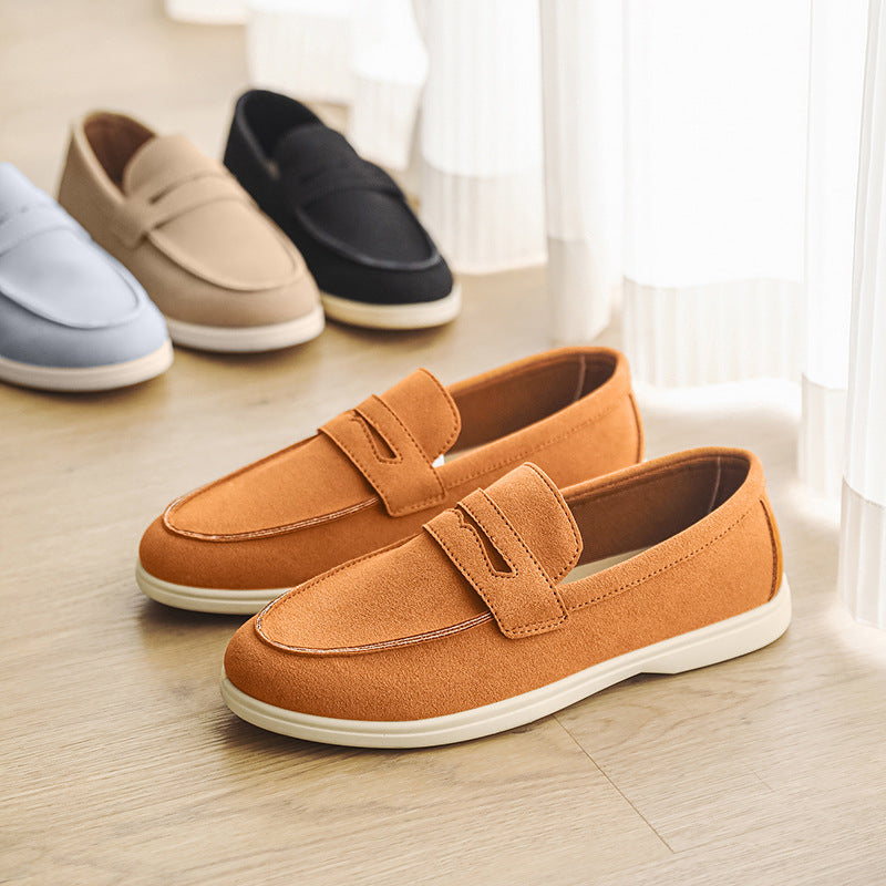 Casual Breathable Men's All-matching Fashion Trendy Shoes Brown - D&A