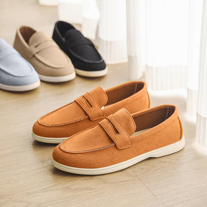 Casual Breathable Men's All-matching Fashion Trendy Shoes Brown - D&A