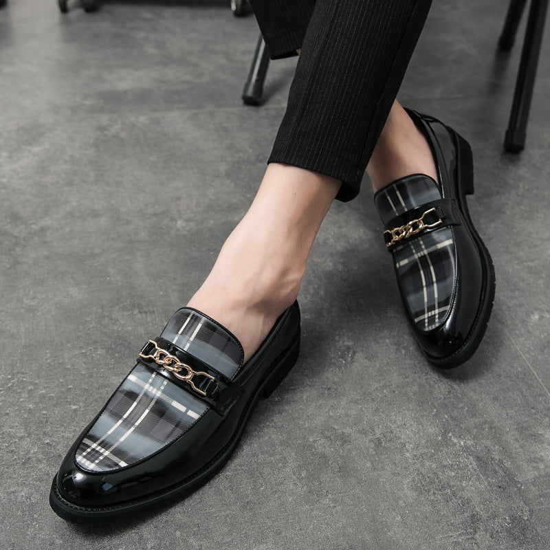 Pointed Casual Leather Shoes Men's Shoes - D&A