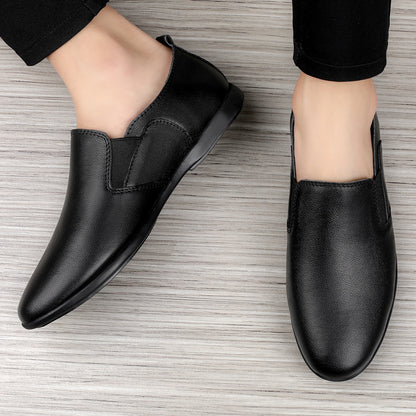 Male Leather Business Leisure Breathable Shoes - D&A
