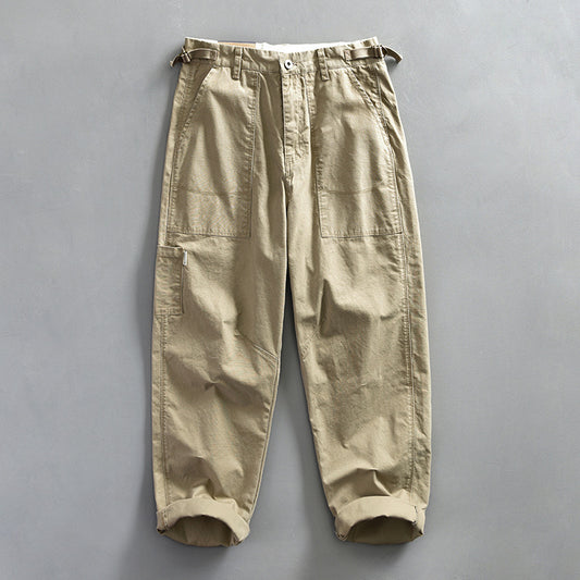 Spring And Autumn Fashion Trendy Young Men Workwear Casual Pants - D&A
