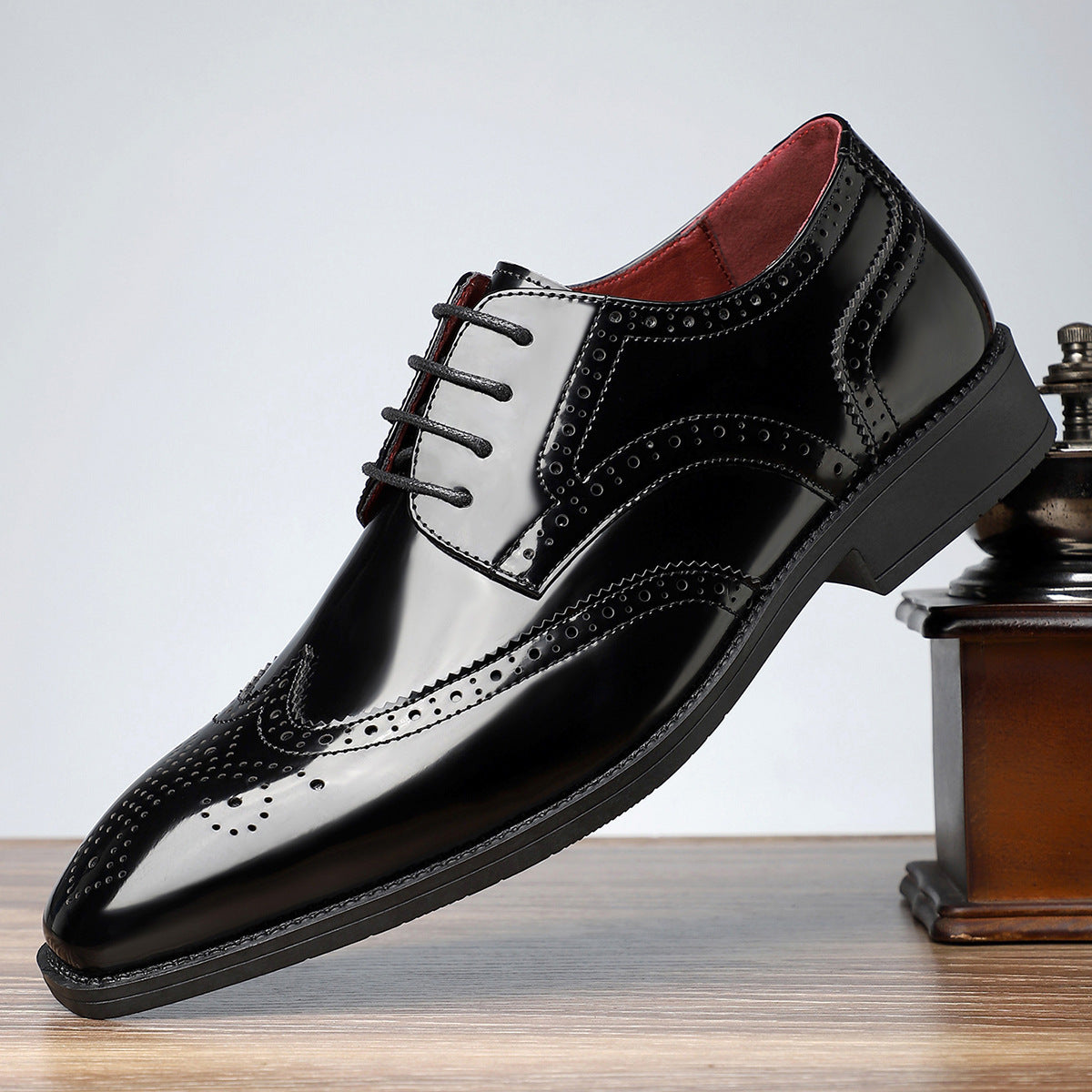 Retro British Style Practical All-match Leather Shoes - D&A