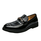 Pointed Casual Leather Shoes Men's Shoes - D&A